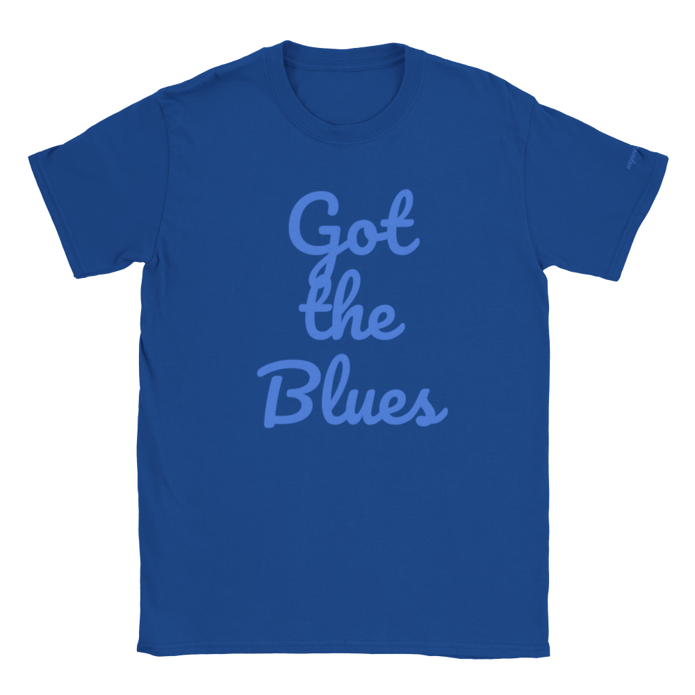 wopodom Unisex Crewneck T-shirt GOT THE BLUES